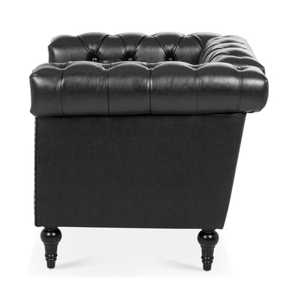 1 Seater Sofa - Black