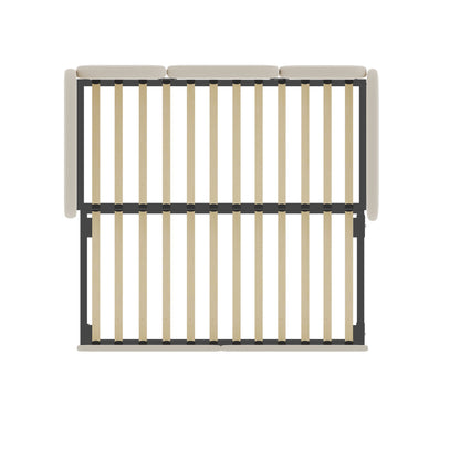 Modern Upholstered Daybed With Twin Size Bed Frames And Storage - Beige