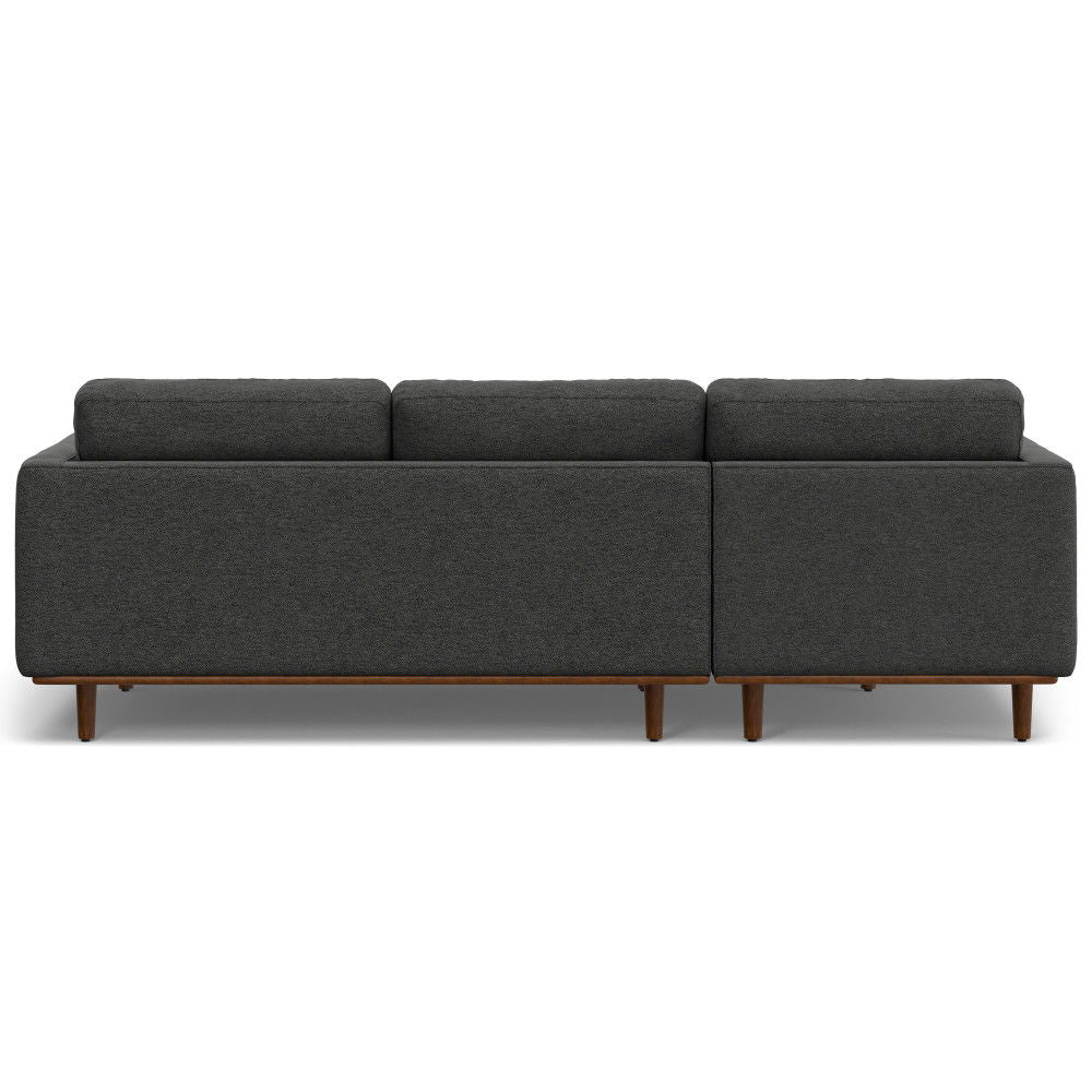 Morrison - Left Sectional Sofa - Charcoal Gray