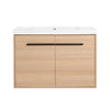 Bathroom Vanity With Resin Countertop Sink, 30