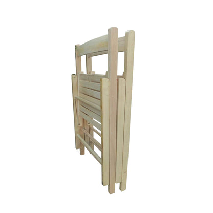 Folding Chair, Foldable Style (Set of 2) - Natural
