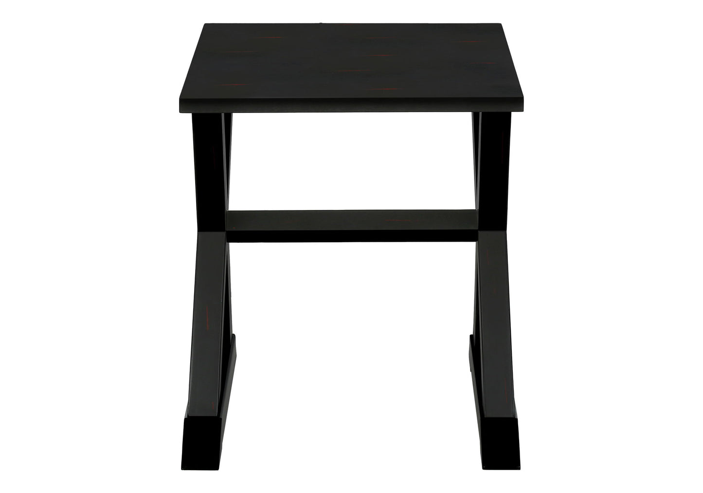 Accent End Table, Square, Transitional - Black