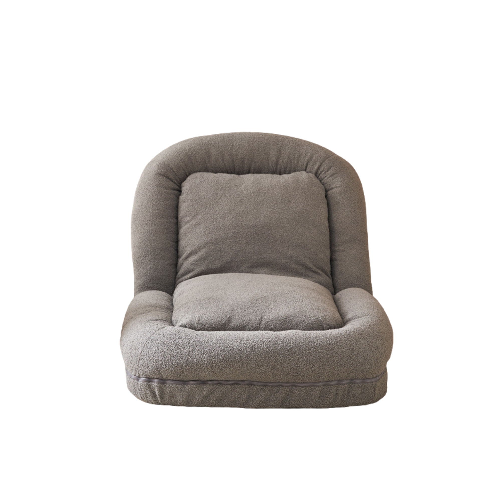 Triple Fold Down Metal Gray Sofa - Gray