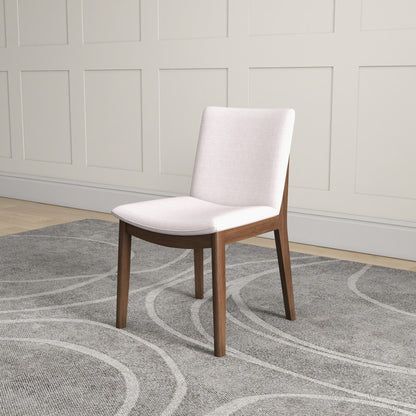 Laura - Mid-Century Modern Dining Chair (Set of 2) - Beige
