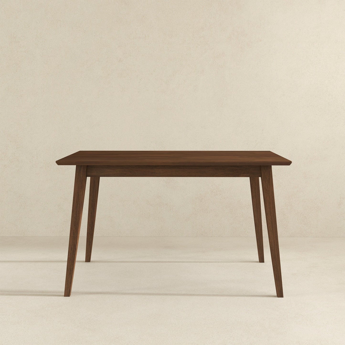Levi - Modern Rectangular Dining Kitchen Table - Brown