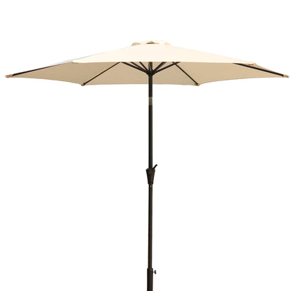 9' Pole Umbrella With Carry Bag - Creme