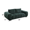 Ferrand - 2 Pieces Green Living Room Sofa & Loveseat Set - Green