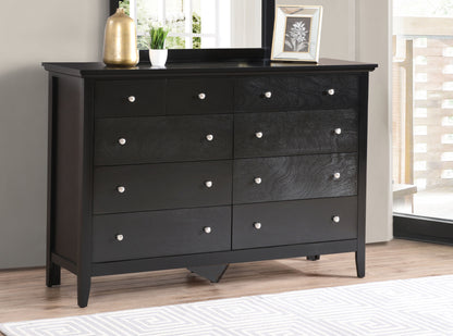 Elegant Casual Dresser - Black