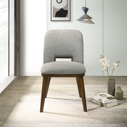 Blake - Dining Chair (Set of 2) - Brown / Light Gray