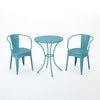 Yearn - 3 Piece Bistro Set With Table And 2 Chairs - Blue