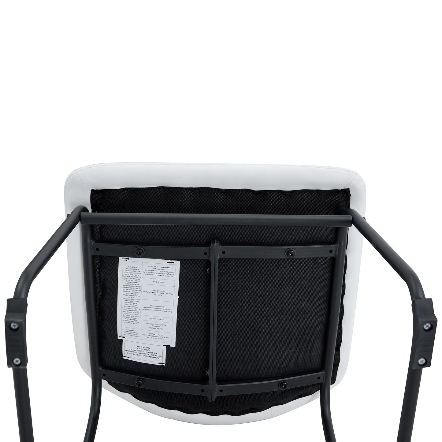 (Set of 4) Classic Chairs, A Stylish Seat Perfect For Modern Minimalist And Industrial Style Environments - White