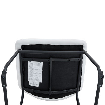 (Set of 4) Classic Chairs, A Stylish Seat Perfect For Modern Minimalist And Industrial Style Environments - White