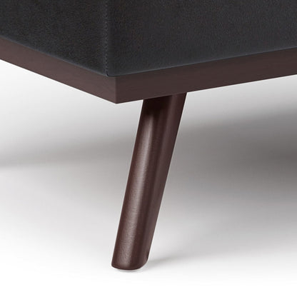 Owen - Lift Top Large Coffee Table Storage Ottoman - Distressed Black