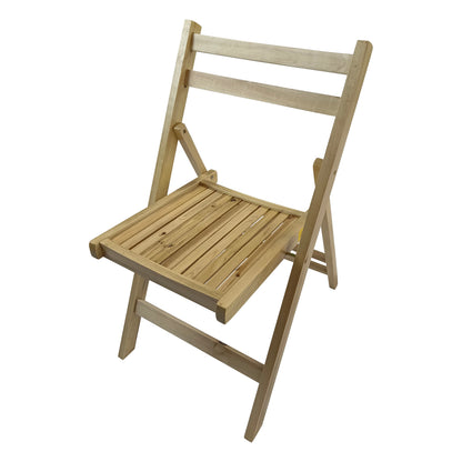 Folding Special Event Chairs, Foldable Style (Set of 4) - Wood