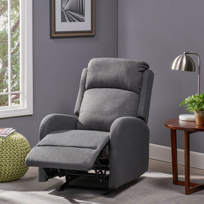 Wide Manual Rocker Standard Recliner - Dark Gray
