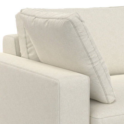 Charlie - Deep Seater Sofa, Upholstered - Cream