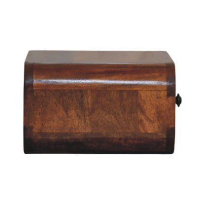 Avora - Mini Wall Mounted 1 Drawer Nightstand - Beige Brown