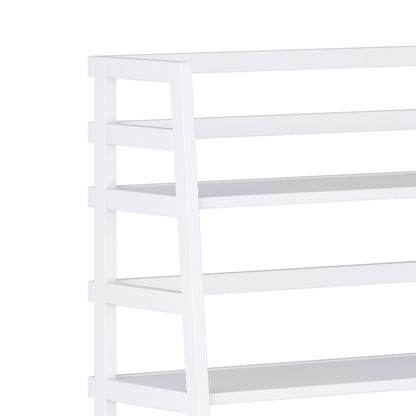 Acadian - Ladder Shelf Bookcase - White