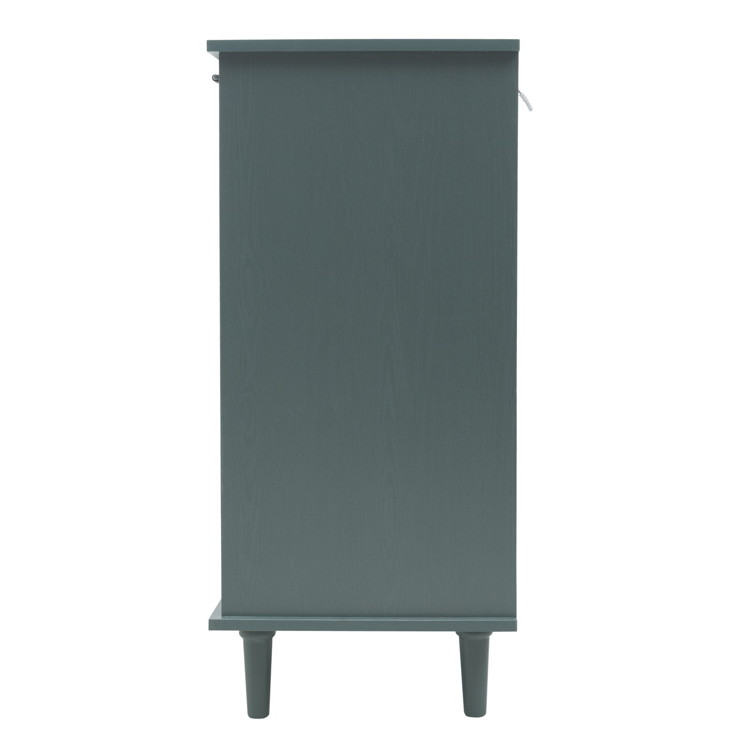 3 Door 3 Drawer Cabinet, American Furniture, Suitable For Bedroom, Living Room, Study - Dark Green