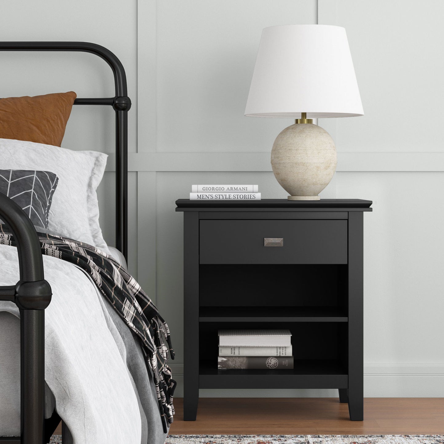 Artisan - Bedside Table - Black