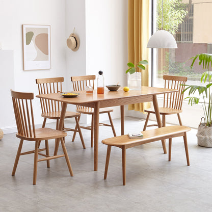Dining Bench, Table Bench For Living Room - Natural Oak
