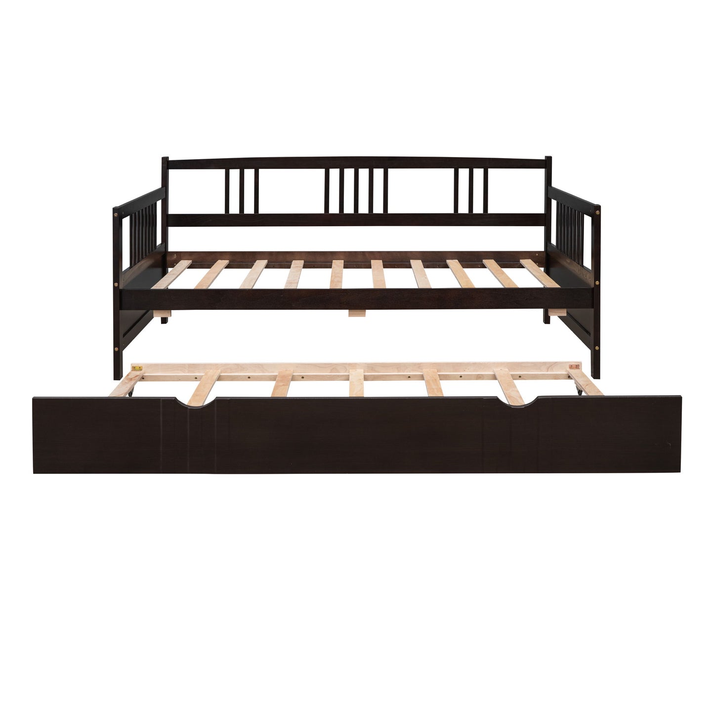 Twin Size DayBed With Twin Size Trundle - Espresso