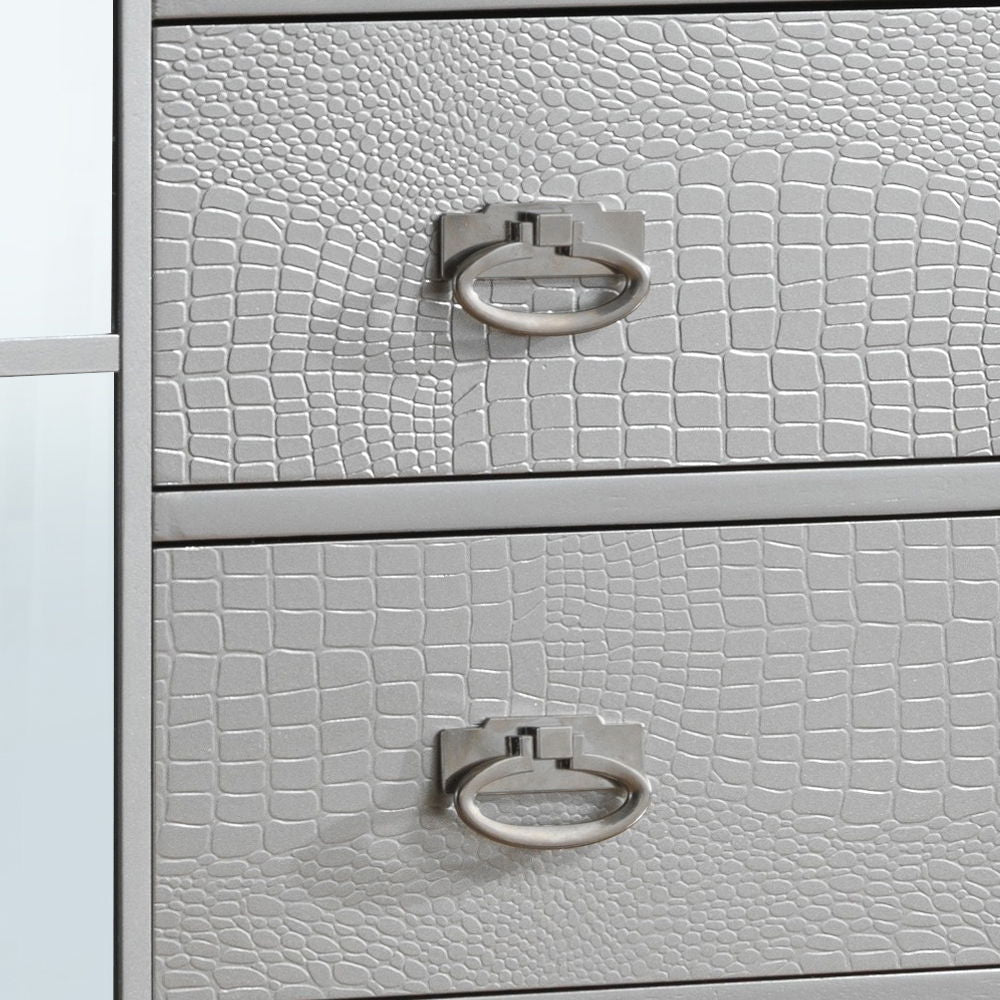Elegant Contemporary Storage Chest - Champagne