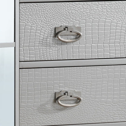 Elegant Contemporary Storage Chest - Champagne