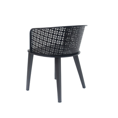 Milan - Outdoor Dining Chair (Set of 2) - Black