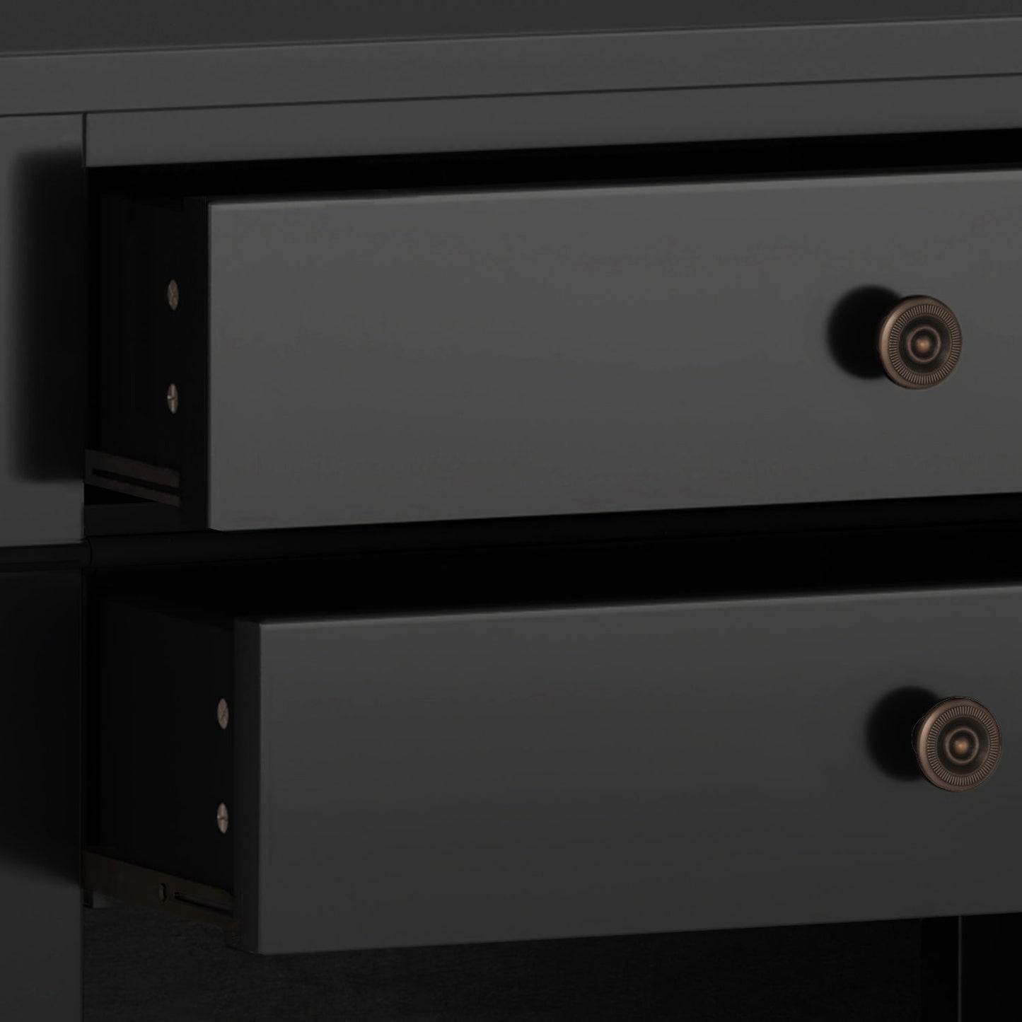 Carlton - Bedside Table - Black