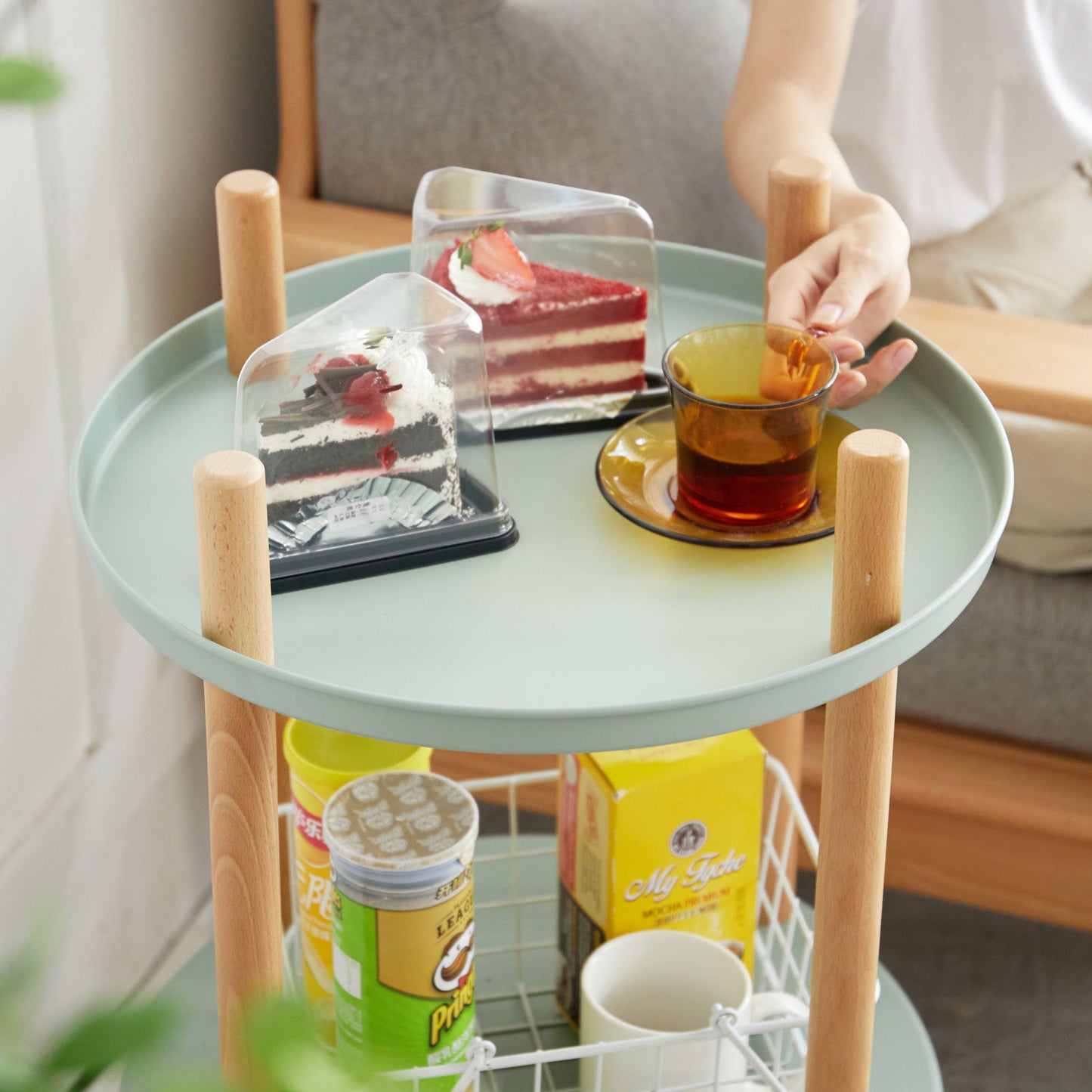 Storage Shelf, 360ÔøΩÔøΩÔøΩÔøΩÔøΩÔøΩÔøΩÔøΩÔøΩÔøΩÔøΩÔøΩÔøΩÔøΩÔøΩ Rotating Bookshelf, 3 Tier Bookcase With Large-Capacity Storage Space, Multifunctional Storage Rack, Compact Design For Living Room - Natural
