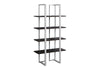 Bookshelf, Bookcase, Etagere, 4 Tier For Office, Contemporary & Modern - Espresso