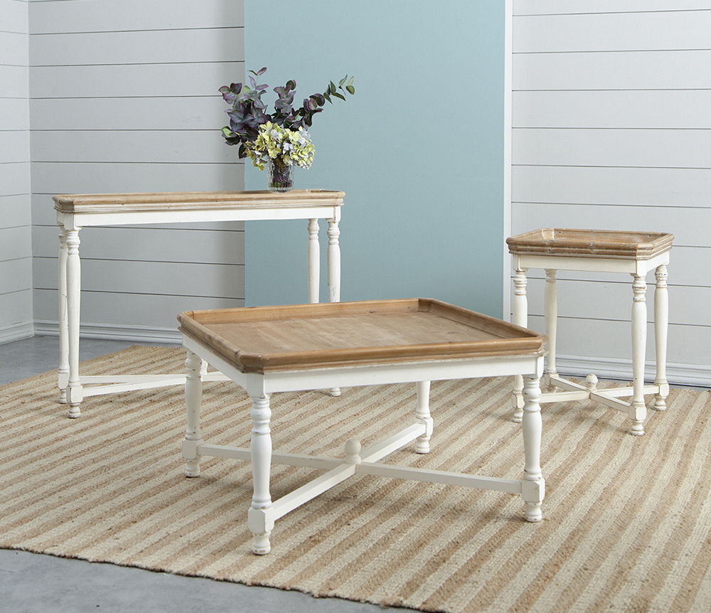 Narrow Alcott Table, Consoles & Buffets Table - White