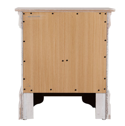 Louis Phillipe - Elegant Nightstand - White