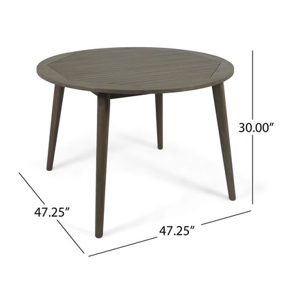 Stamford - Outdoor Dining Table Modern Design - Gray