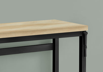 Computer Desk, Home Office, Standing, Adjustable, Laptop, Contemporary & Modern - Natural