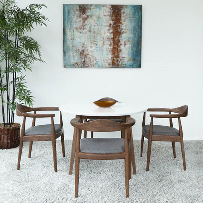 Kelly - Mid-Century Modern Dining Chair - Gray