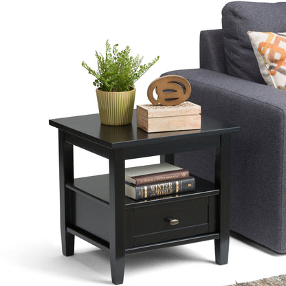 Warm Shaker - End Table - Black