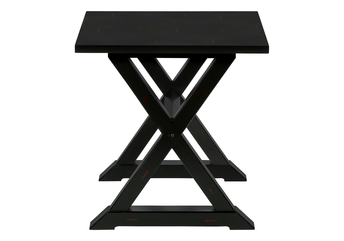 Accent End Table, Square, Transitional - Black