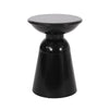Outdoor Metal End Table Large - Black