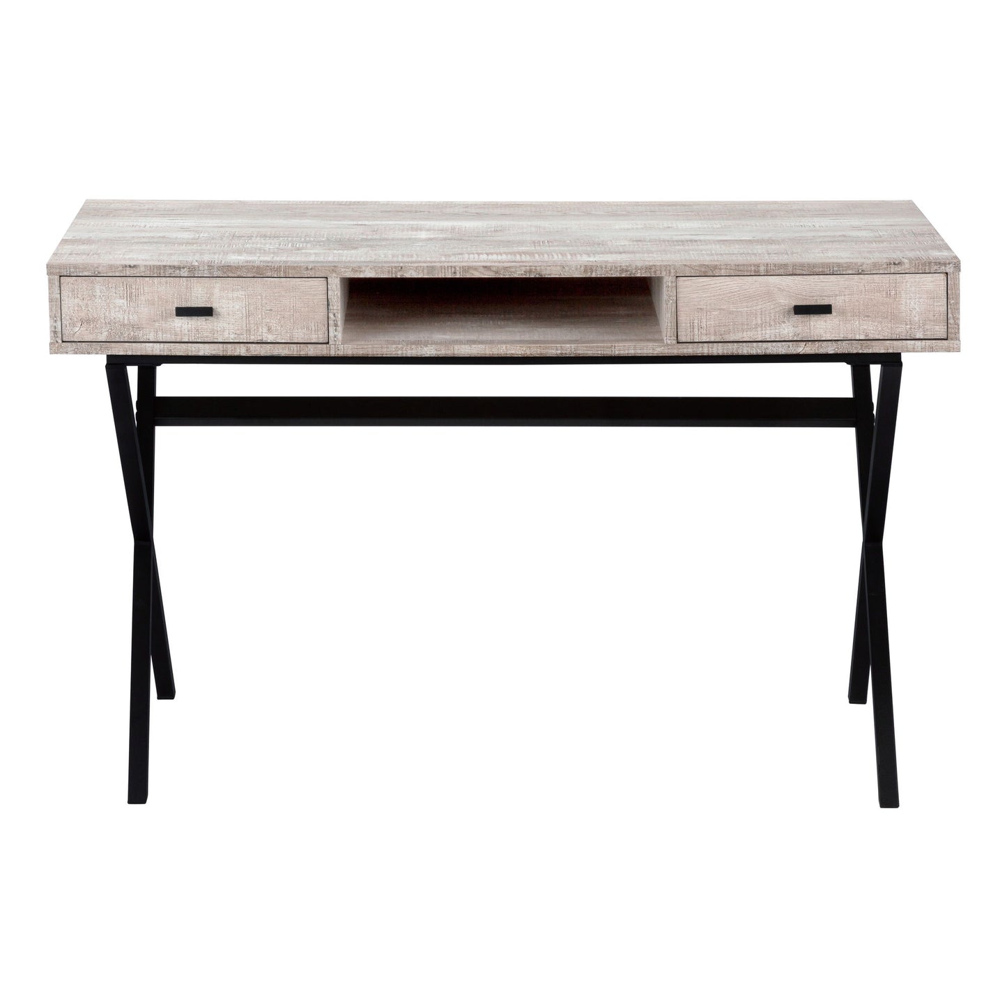 Computer Desk For Home Office, Laptop, Storage Drawers, Modern - Taupe