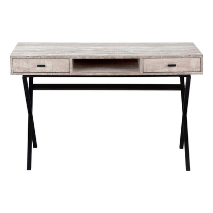 Computer Desk For Home Office, Laptop, Storage Drawers, Modern - Taupe