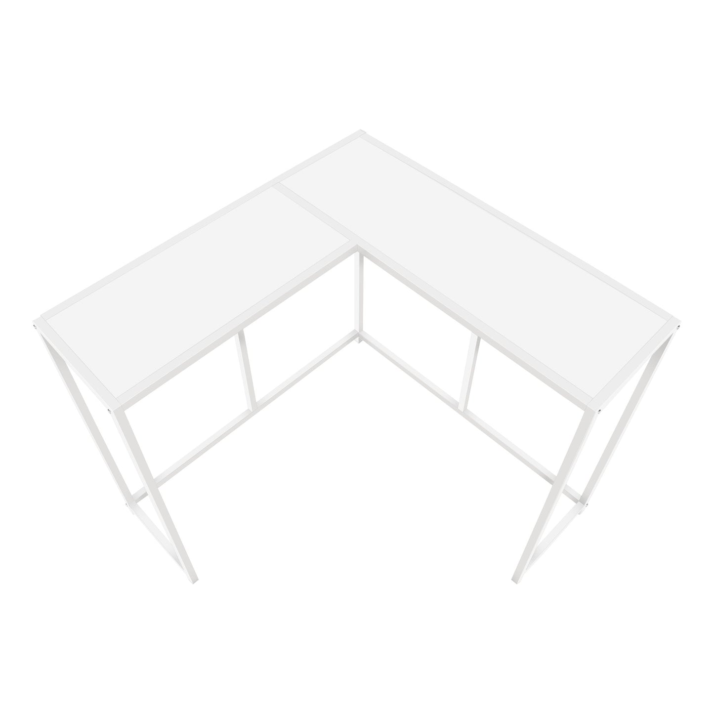 Corner Accent Console Table For Entryway, Contemporary And Modern - White