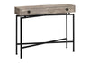 Accent Console Table For Entryway, Storage Drawer, Modern - Taupe