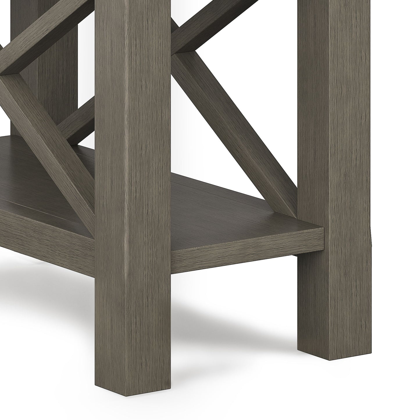 Kitchener - Narrow Side Table - Farmhouse Gray