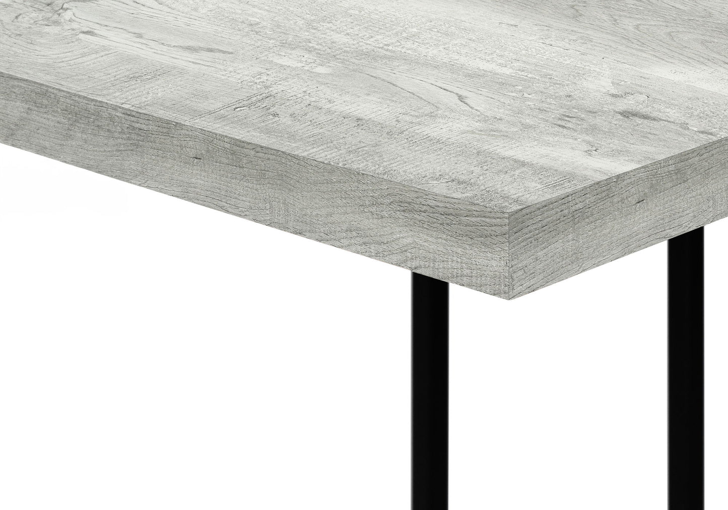 Accent Table, C - Shaped, Modern Convenient Design - Gray