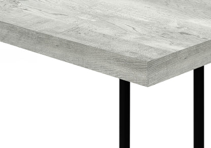 Accent Table, C - Shaped, Modern Convenient Design - Gray