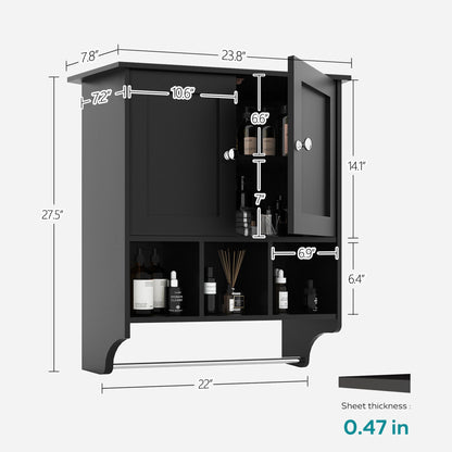 Bathroom Cabinet - Black