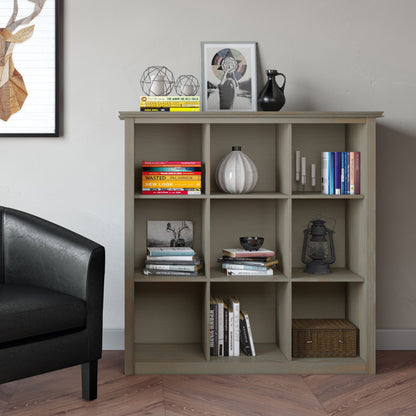 Artisan - 9 Cube Bookcase And Storage Unit - Distressed Gray