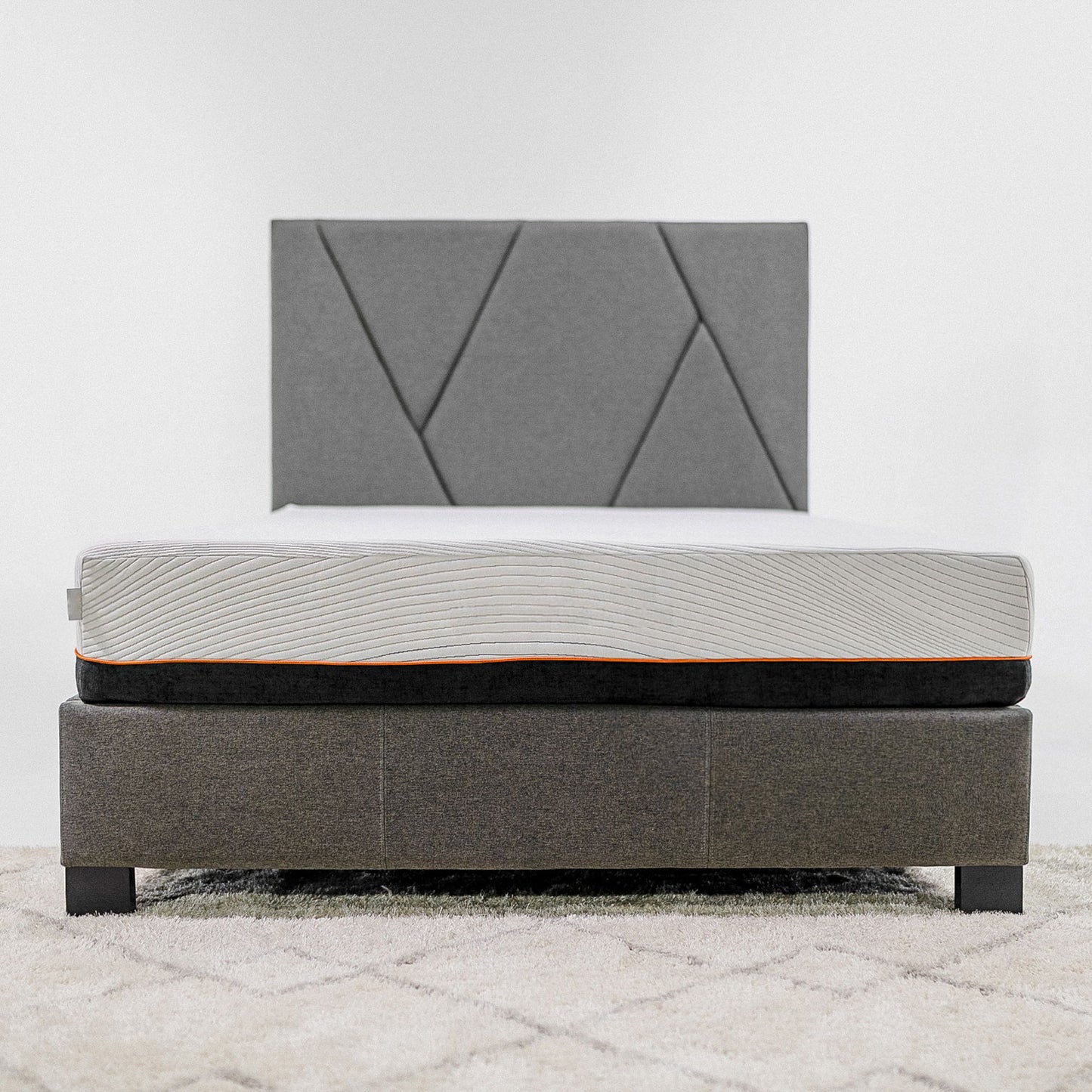 Regen - 10" King Size Cooling Copper Infused Memory Foam Mattress - White